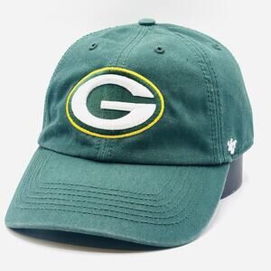 Green Bay Packers Hat Fitted Size Large 47 Brand NFL Green